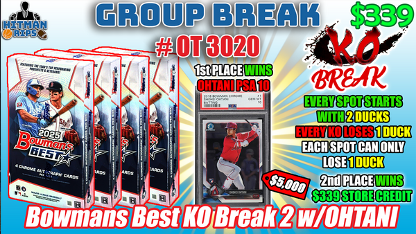 Group Break # OT 3020 - Bowmans Best KO BREAK 2 w/OHTANI