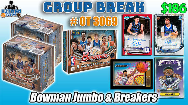 Group Break # OT 3069 - Bowman Jumbo & Breakers
