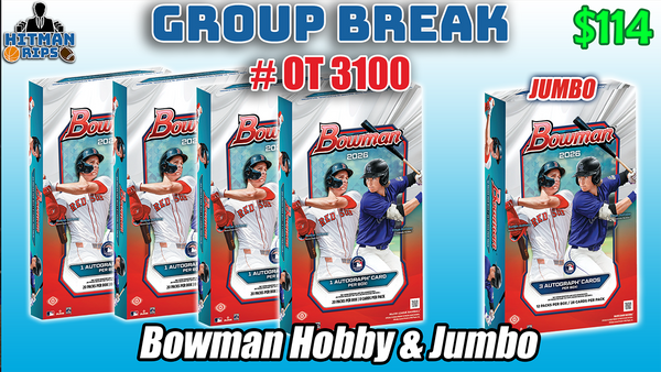 Group Break # OT 3100 - Bowman Hobby & Jumbo