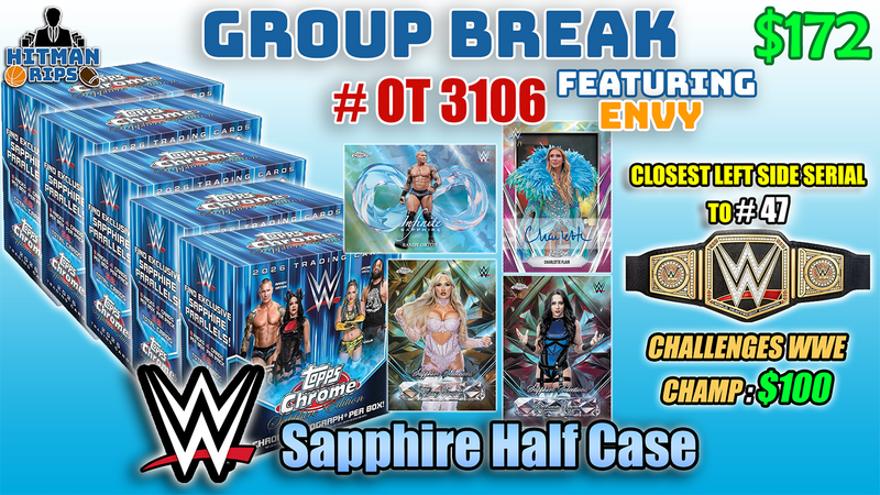 Group Break # OT 3106 - WWE Sapphire Half Case