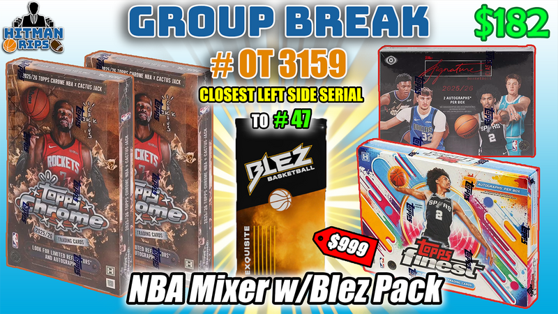 Group Break # OT 3159 - NBA Mixer w/Blez Pack