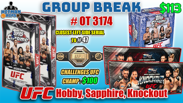 Group Break # OT 3174 - UFC Hobby, Sapphire, Knockout