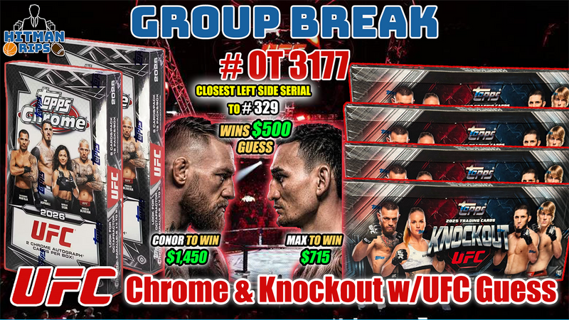 Group Break # OT 3177 - UFC Chrome & Knockout w/UFC Guess (NON TITLE MATCH)
