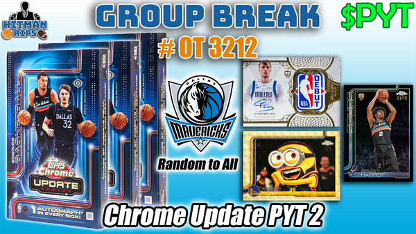 Group Break # OT 3212 - Chrome Update PYT 2 (Mavericks Random)
