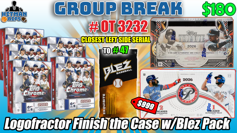 Group Break # OT 3232 - Logofractor Finish the Case w/Blez Pack