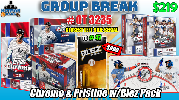 Group Break # OT 3235 - Chrome & Pristine w/Blez Pack