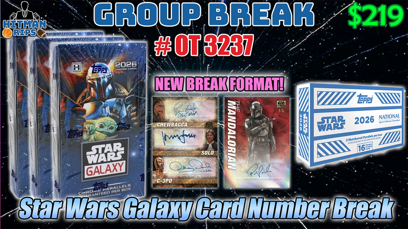 Group Break # OT 3237 - Star Wars Galaxy Card Number Break