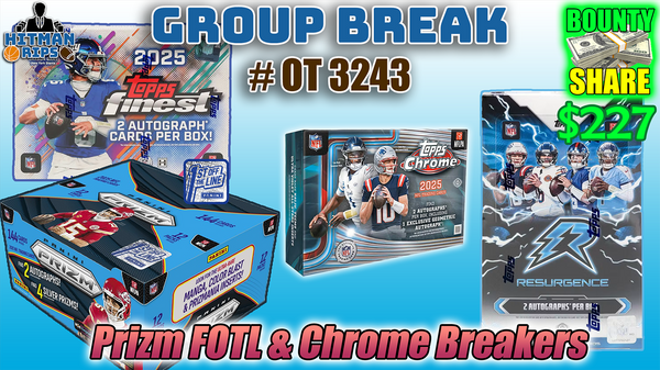 Group Break # OT 3243 - Prizm FOTL & Chrome Breakers