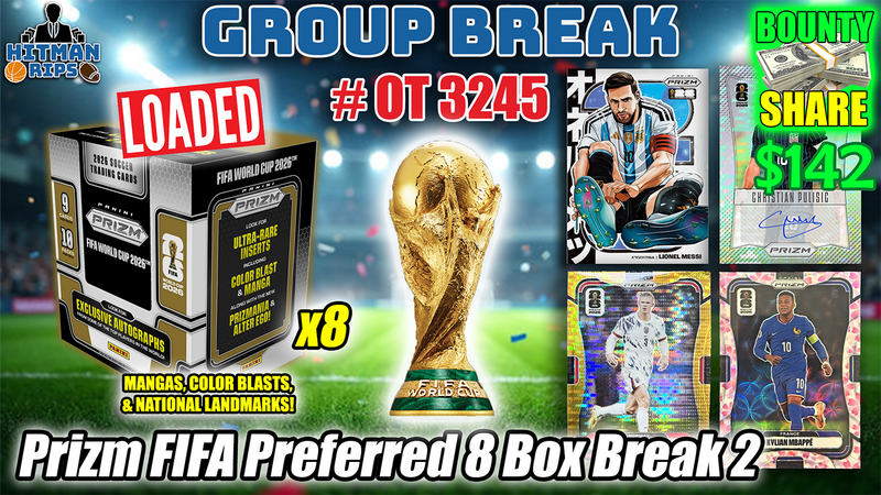 Group Break # OT 3245 - Prizm FIFA Preferred 8 Box Break 2