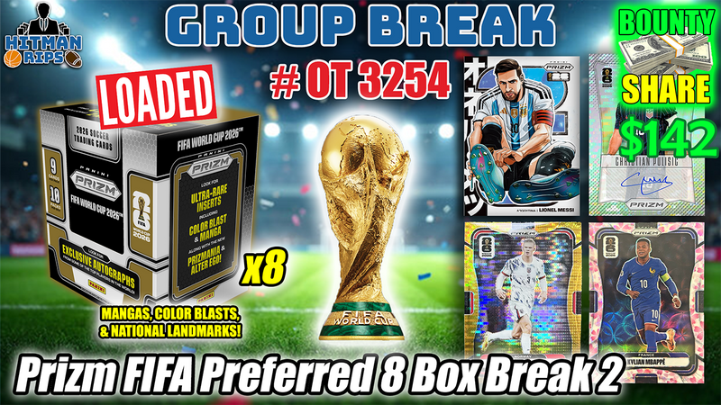 Group Break # OT 3254 - Prizm FIFA Preferred 8 Box Break 2