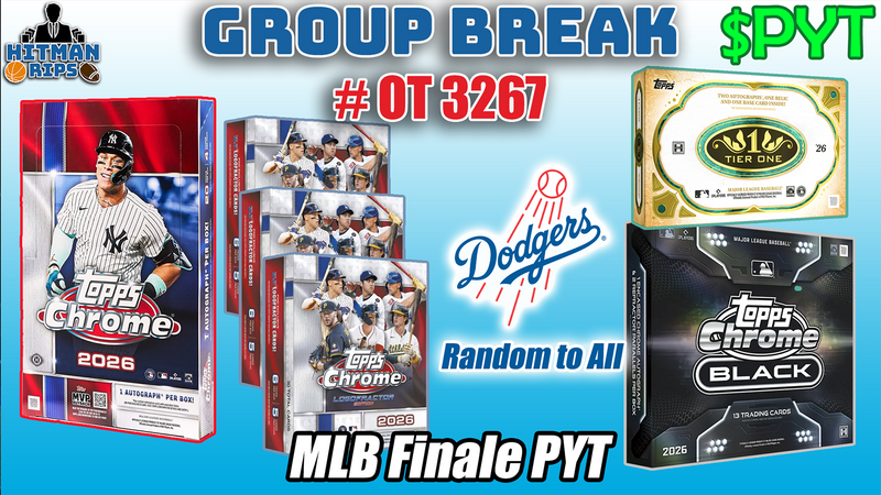 Group Break # OT 3267 - MLB Finale PYT (Dodgers Random)