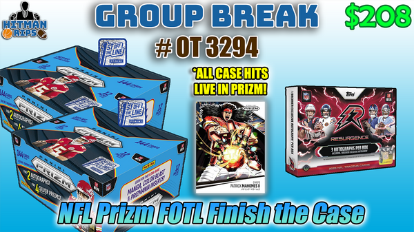 Group Break # OT 3294 - NFL Prizm FOTL Finish the Case