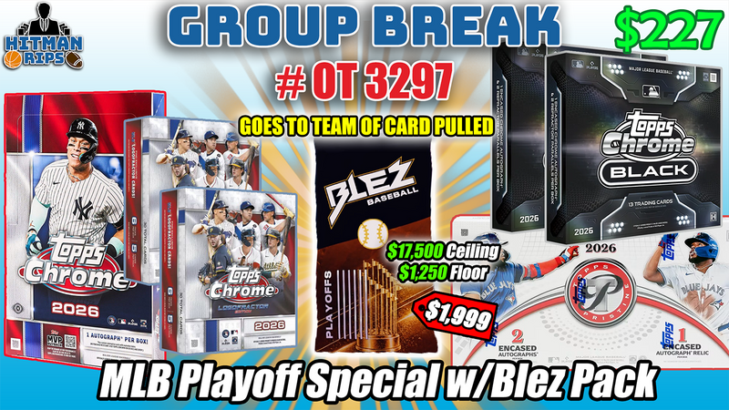 Group Break # OT 3297 - MLB Playoff Special w/Blez Pack