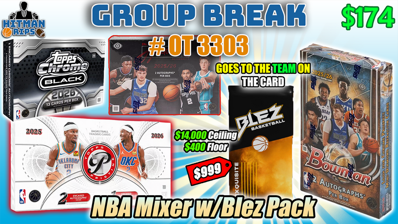 Group Break # OT 3303 - NBA Mixer w/Blez Pack
