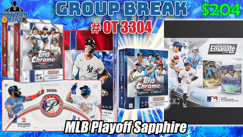Group Break # OT 3304 - MLB Playoff Sapphire