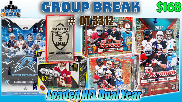 Group Break # OT 3312 - Loaded NFL Dual Year