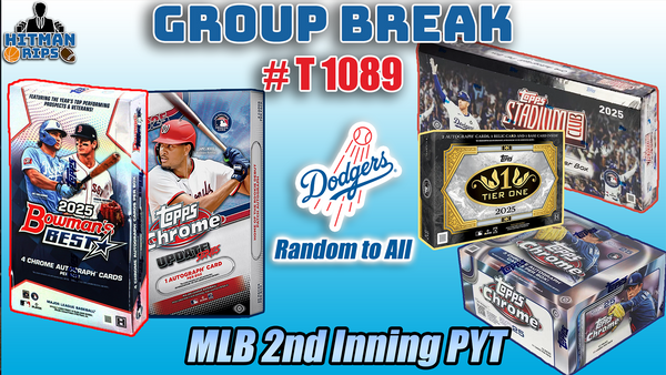 Group Break # T 1089 - MLB 2nd Inning PYT (Dodgers Random)