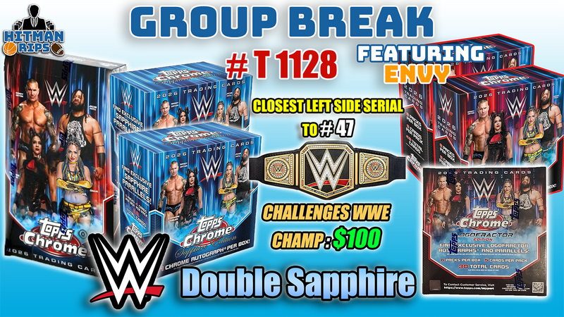 Group Break # T 1128 - WWE Double Sapphire