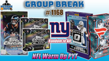Group Break # T 1164 - NFL Warm Up PYT (Giants Random)
