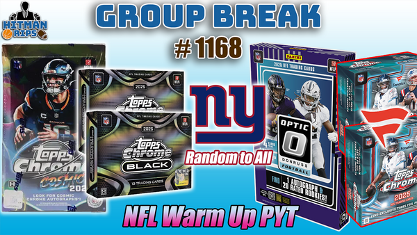 Group Break # T 1164 - NFL Warm Up PYT (Giants Random)