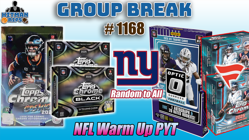 Group Break # T 1164 - NFL Warm Up PYT (Giants Random)