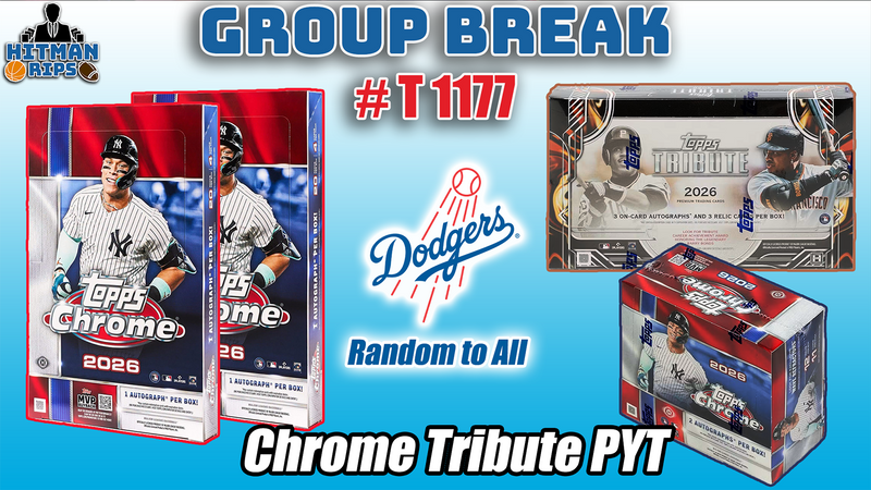 Group Break # T 1177 - Chrome Tribute PYT (Dodgers Random)