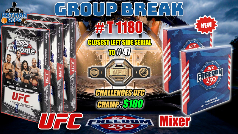 Group Break # T 1180 - UFC Freedom 250 Mixer