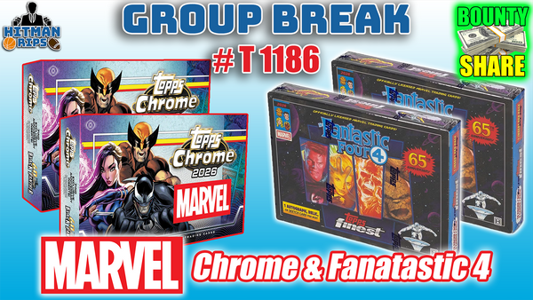 Group Break # T 1186 - Marvel Chrome & Fantastic 4
