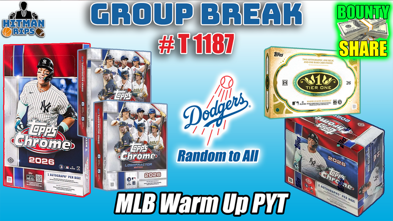 Group Break # T 1187 - MLB Warm Up PYT (Dodgers Random)