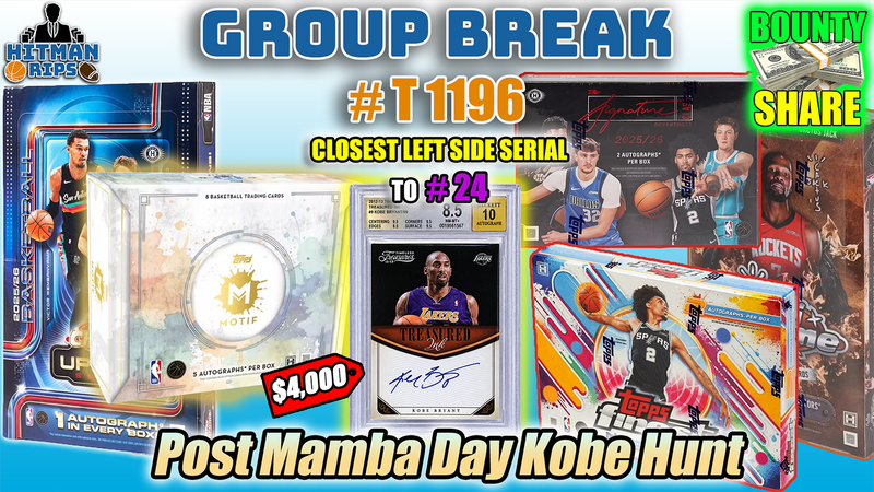 Group Break # T 1196 - Post Mamba Day Kobe Hunt
