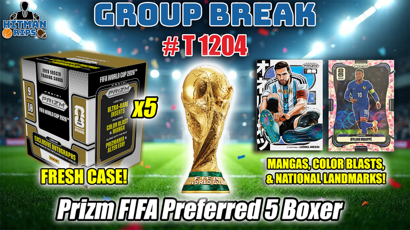Group Break # T 1204 - Prizm FIFA Preferred 5 Boxer