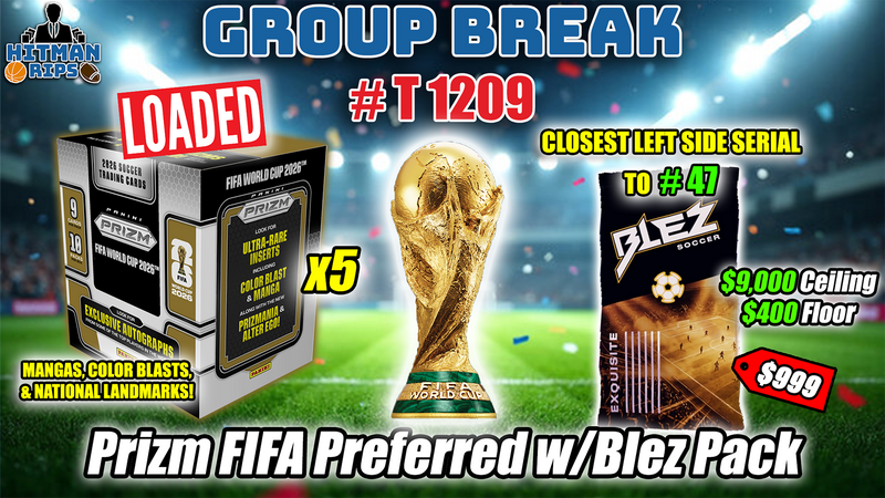 Group Break # T 1209  - Prizm FIFA Preferred w/Blez Pack