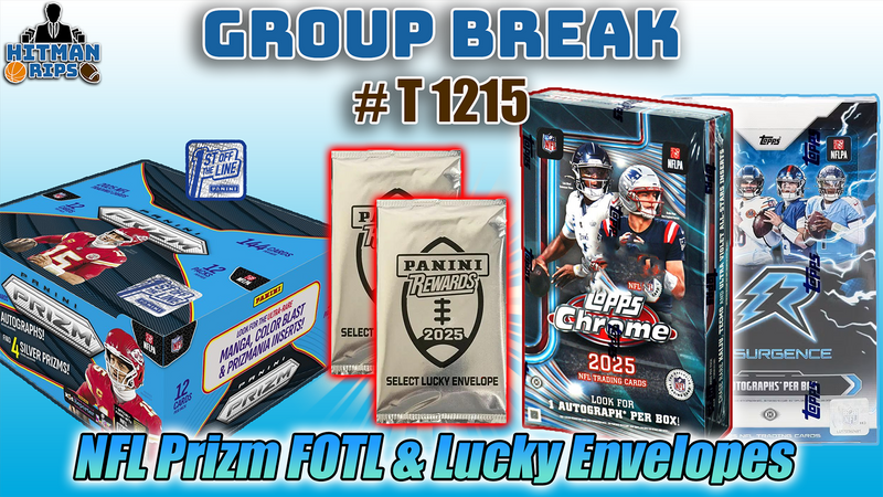 Group Break # T 1215 - NFL Prizm FOTL & Lucky Envelopes