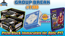 Load image into Gallery viewer, TEAM FILLER for Group Break # T 980 - Prizm Black, Immaculate Int, Optic PYT (Lakers Random)
