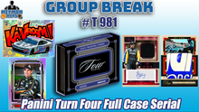 Load image into Gallery viewer, 25% CHANCE Filler for Group Break # T 981 - Panini Turn Four Full Case Serial
