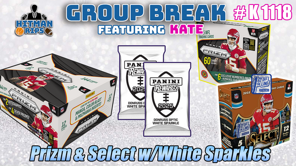 Group Break # K 1118 - Prizm & Select w/White Sparkles