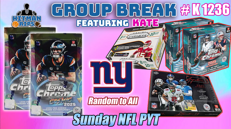 Group Break # K 1236 - Sunday NFL PYT