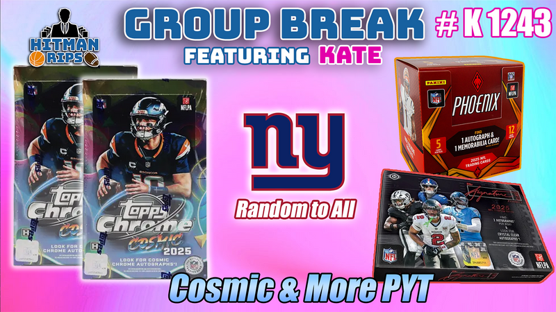 Group Break # K 1243 - Cosmic & More PYT (Giants Random)