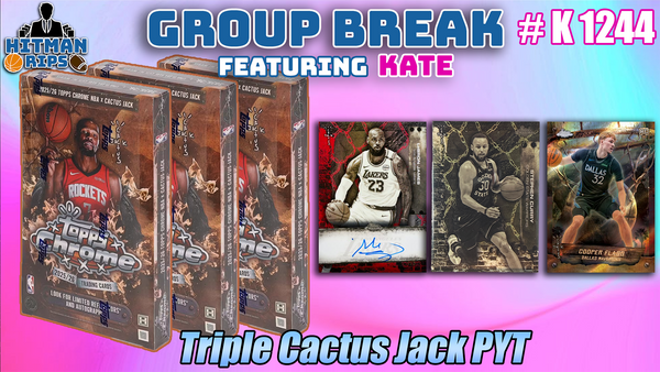 Group Break # K 1244 - Triple Cactus Jack PYT (Mavericks Random)