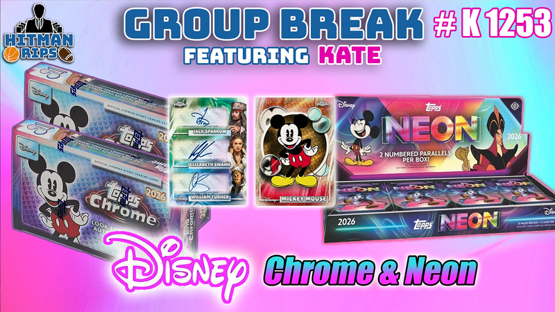 Group Break # K 1253 - Disney Chrome & Neon