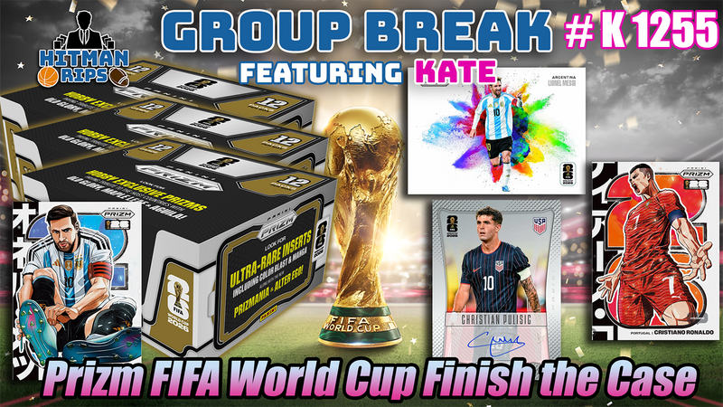 Group Break # K 1255 - Prizm FIFA World Cup Finish the Case