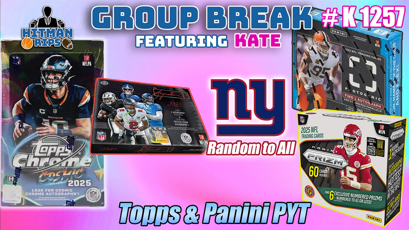Group Break # K 1257 - Topps & Panini PYT (Giants Random)