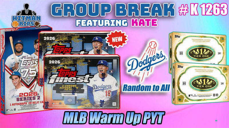 Group Break # K 1263 - MLB Warm Up PYT (Dodgers Random)