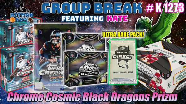 Group Break # K 1273 - Chrome Cosmic Black Dragons Prizm