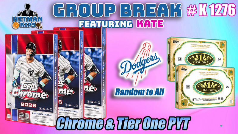 Group Break # K 1276 - Chrome & Tier One PYT (Dodgers Random)