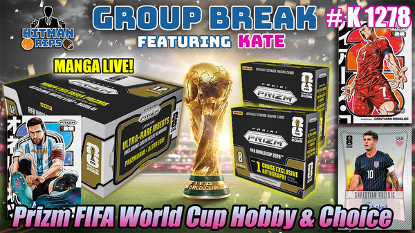 Group Break # K 1278 - Prizm FIFA World Cup Hobby & Choice