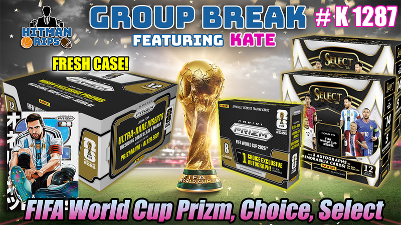 Group Break # K 1287 - FIFA World Cup Prizm, Choice, Select