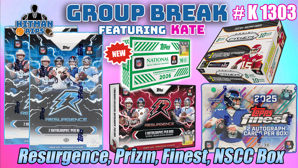 Group Break # K 1303 - Resurgence, Prizm, Finest, NSCC Box