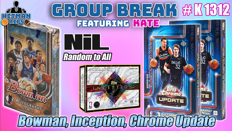 Group Break # K 1312 - Bowman, Inception, Chrome Update