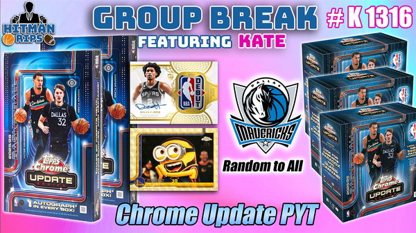 Group Break # K 1316 - Chrome Update PYT (Mavericks Random)